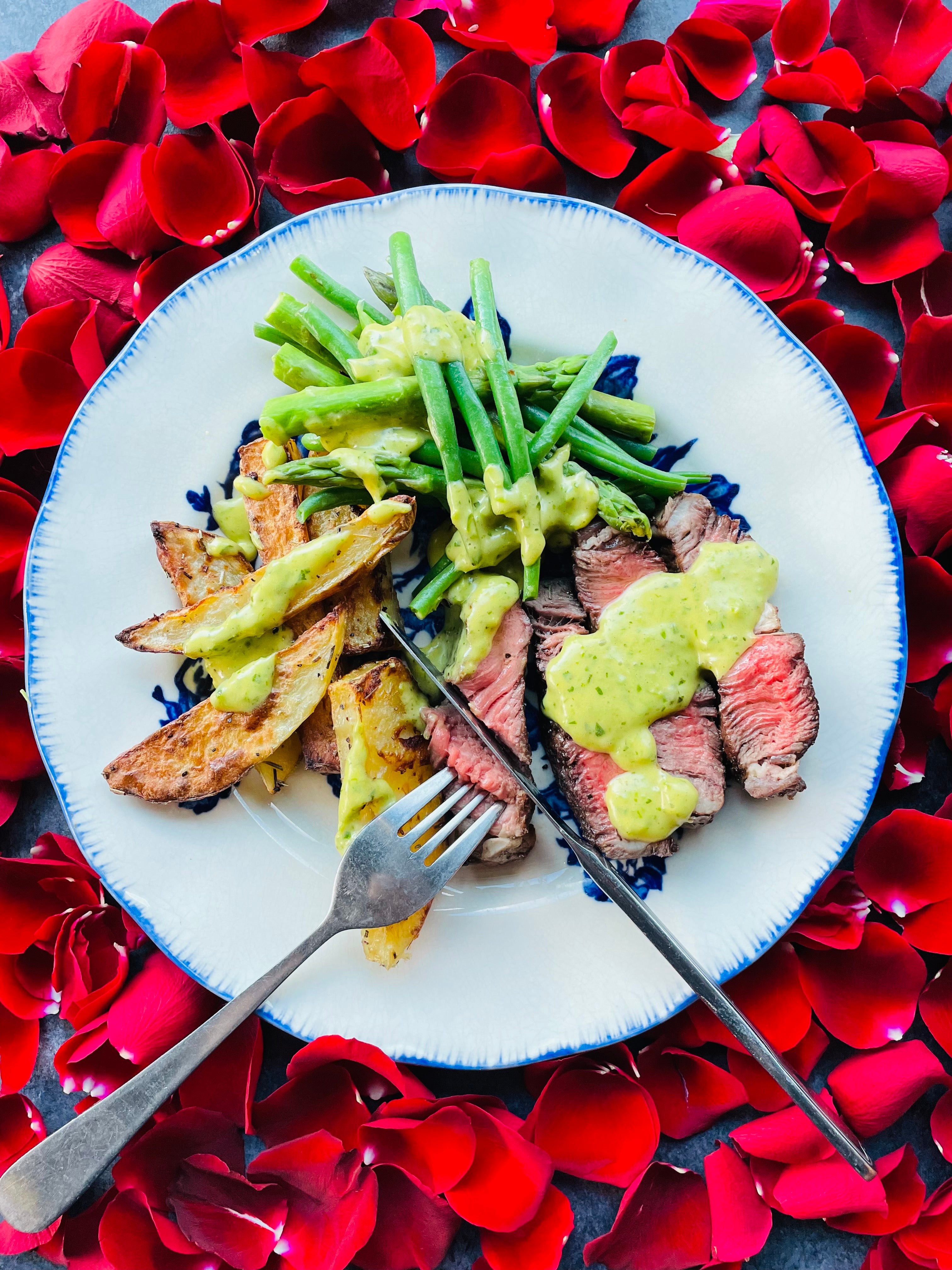 Valentine`s Enrecôte middag