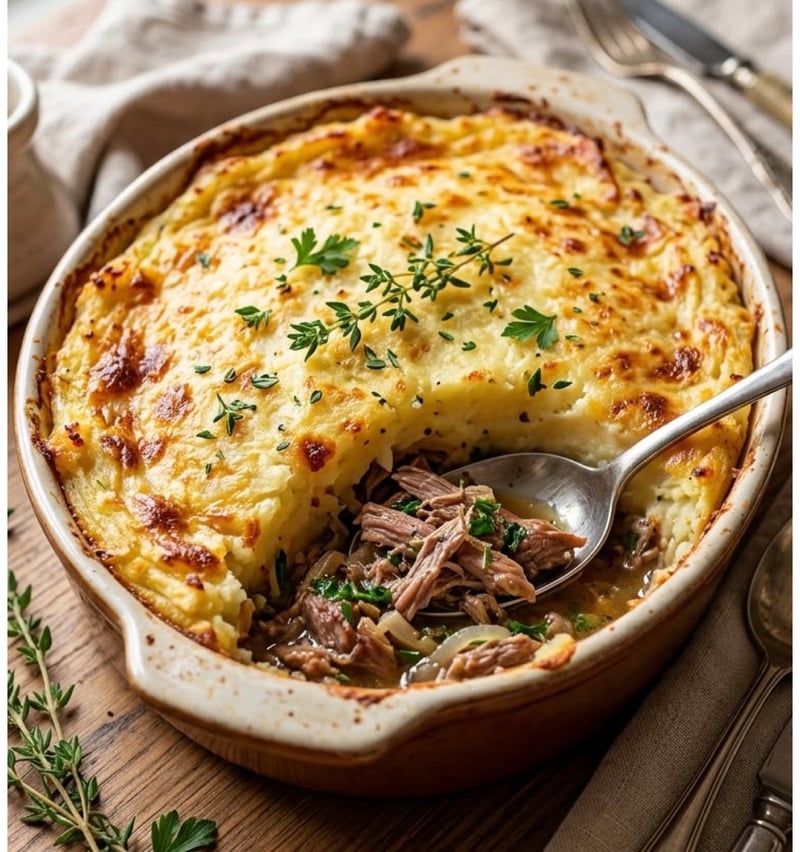 Canard Parmentier middag